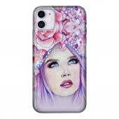 iPhone 11 6.1 inc Kılıf Desenli Esnek Silikon Telefon Kabı Kapak - Miss.World - 1
