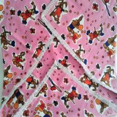 Taç Flanel Bebek Kundağı-Pembe - 2