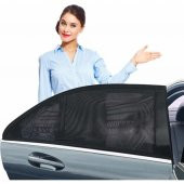 Güneşlik Oto Araba Araç Yan Cam Güneş Koruma Perdesi Çorabı Perde - 1