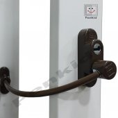 5 Adet Penkid Pvc Pencere Çocuk Emniyet Kilidi Koyu Kahverengi - 2