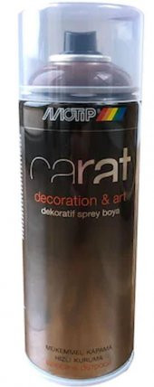 Motip Carat Parlak Fındık Kahverengi Sprey Boya 400 ml. RAL 8011 - 1