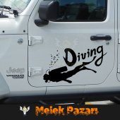 Dalış, Diving Oto Sticker - 1