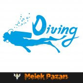 Dalış, Diving Oto Sticker - 3