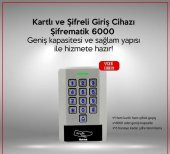Multitek Metal Şifrematik 6000 Şifreli ve Proximity Kart Okuyucu - 2