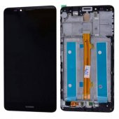 100 ORJİNAL HUAWEI ASCEND MATE 7 LCD EKRAN VE DOKUNMATIK ÇITALI SIYAH TAMİR SETİ HEDİYELİ - 1