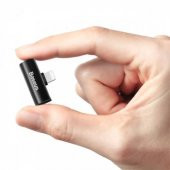 Orjinal Baseus İphone 7, 7 Plus Kulaklık ve Şarj Çoklayıcı Dönüştürücü - 2