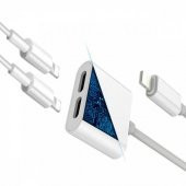 İphone 7 PLUS Uyumlu Kulaklık Ve Şarj Çevirici Dönüştürücü - 2