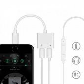 İphone 7 PLUS Uyumlu Kulaklık Ve Şarj Çevirici Dönüştürücü - 3