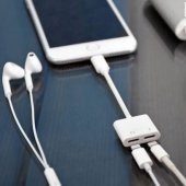 İphone 7 PLUS Uyumlu Kulaklık Ve Şarj Çevirici Dönüştürücü - 6