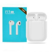 İphone 5,5s Uyumlu Mikrofonlu Bluetooth Kulaklık, Pods Kulaklık - 2