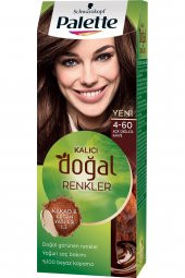 Palette Saç Boyası  4-60 Açık Çikolata Kahve Kalıcı Doğal Renkler - 1