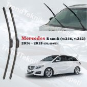 B SINIFI W246, W242 Silecek Takımı 2016 - 2018 RBW PRO MUZ HS077 - 1