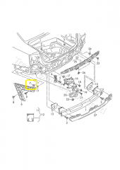 Audi VW TAMPON KAPI TABAN Klips N10621301, N 10621301 - 7