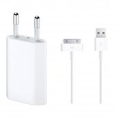 Apple İphone 4/4S Uyumlu Şarj Aleti ve Data Kablosu - 1