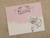 Bisikletli Romantik Davetiye 10482 - 100 Adet - 1
