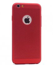 Apple iPhone 7 Kılıf Delikli Rubber Kapak - 6
