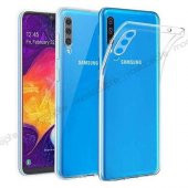 Samsung Galaxy A10 Tıpalı Kamera Korumalı Silikon Kapak Şeffaf - 1