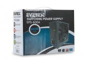 Everest EPS-600A Real 600W 12cm Fan 4*SATA Aktif PFC Oyuncu PC Destekli Power Supply - 5