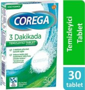 Corega Diş Protez Temizleyici Tablet 30 Adet - 1