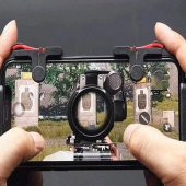 PubG Fortnite Oyun Konsol Adaptörü Ateş Tetik Tuş Düğmesi 5 in1 - 2