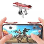 Oyun Konsol Fortnite Adaptörü PubG Ateş Tetik Tuşu Düğmesi 5 in 1 - 1