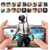 Oyun Konsol Fortnite Adaptörü PubG Ateş Tetik Tuşu Düğmesi 5 in 1 - 3