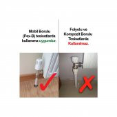 3ÖZ Radyatör Boru Gizleme Tekli - Beyaz - TB100 - 2