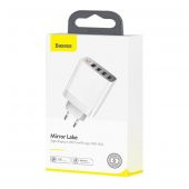 BASEUS Mirror Lake 30W Dijital Gösterge 4-Port Usb Hızlı Şarj Aleti - 3