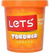LETS OYUN HAMURU 150 gr TURUNCU TEKLI (L8340-8) - 2