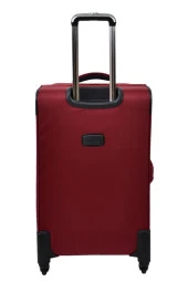 U.S. Polo Assn. Valiz Orta Boy Bordo Kumaş Valiz thumbnail 3