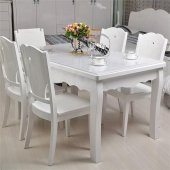 Şeffaf pvc kalın masa örtüsü - masa muşambası 1.5mm.120X120 cm. - 1