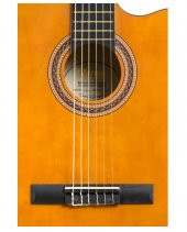 VALENCIA VC104TCE ELEKTRO KLASİK GİTAR 4/4  + KILIF + PENA thumbnail 2