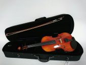 KINGLOS KNG PHB-1004VA 15.5" VİOLA KUTULU VİOLA, KAPLAN SIRTI (FLAMED MAPLE), 15.5", KUTULU, MASİF LADİN ÖN KAPAK, YAY VE REÇİNE DAHİL - 1
