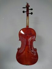 KINGLOS KNG PHB-1004VA 15.5" VİOLA KUTULU VİOLA, KAPLAN SIRTI (FLAMED MAPLE), 15.5", KUTULU, MASİF LADİN ÖN KAPAK, YAY VE REÇİNE DAHİL - 2
