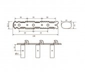 VALENCIA CMH0150CR KLASİK GİTAR KULAĞI KLASİK SET 3'LÜ SAĞ+3'LÜ SOL, Klasik Gitar Kulağı seti, (3 lü sağ ve 3lü sol) Krom thumbnail 2