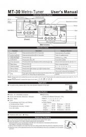 CHERUB MT30 MUSEDO AKORD (METRONOM+KROMATİK AKORD ALETİ),METRO (ÜÇÜ BİR ARADA) - 5
