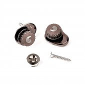 PLANETWAVES PW-SLS-02 GİTAR ASKI KİLİDİ NİKEL D'Addario Planet Waves Universal Strap Lock System - Nickel - 1