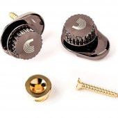 PLANETWAVES PW-SLS-03 GİTAR ASKI KİLİDİ GOLD D'Addario Planet Waves Universal Strap Lock System - Gold - 1