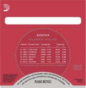 DADDARIO EJ27H KLASİK GİTAR TEL SETİ (4/4), SILVERPLATED WOUND, C D'Addario EJ27H Student Nylon Classical Guitar Strings, Hard Tension - 2