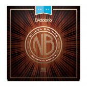 DADDARIO NB1253 AKUSTİK GİTAR TEL SETİ, NICKEL BRONZE,LIGHT, 12-53 NB1253 Nickel Bronze Acoustic Guitar Strings, Light, 12-53 - 1