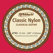 DADDARIO J2703 KLASİK GİTAR TEK TELİ, CLASSIC NYLON, NORMAL TENSI - 1