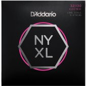 DADDARIO NYXL32130 BAS GİTAR TEL SETİ, NYXL SERİSİ, NİKEL SARIM, LONG NYXL32130, Uzun Ölçek Tel takımı, Reguklar Light 6-String, 32-130 - 1