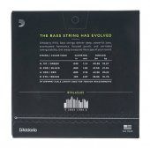 DADDARIO NYXL45105 BAS GİTAR TEL SETİ, NYXL SERİSİ, LONG SCALE, 4 TEL NYXL45105, Set Long Scale, Light Top / Med Bottom, 45-105 - 2