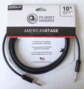 PLANETWAVES PWAMSG10 AMERICAN STAGE INST CABLE-10  ÇİN AMERICAN STAGE INST CABLE-10" (3.05M), 1/4" DÜZ JACK thumbnail 1