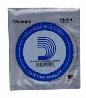 DADDARIO PL014 ELEKTRO VE AKUSTİK TEK TEL, B-(Sİ), HIGH CARBON ST   - 1