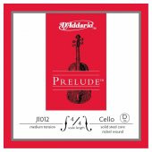 DADDARIO J1012 4/4M CELLO TEK TEL, PRELUDE, D-RE, 4/4 SCALE, MEDIUM TE Cello Tek Tel Prelude D-Re (44) Medium - 1