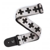 PLANETWAVES T20W1509 GİTAR ASKISI DOKUMA CHECKERED CROSSES Woven Guitar Strap, Checkered Crosses - 1