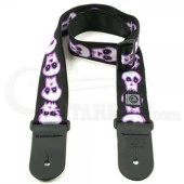PLANETWAVES 50JS07 GİTAR ASKISI DOKUMA JOE SATRIANI SKULLS Gitar Askısı Dokuma Joe Satrıanı Skulls - 1