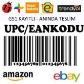 100 ADET GS1 KAYITLI  EAN BARKOD KODU - 1