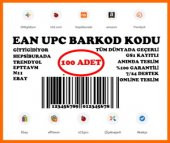 100 ADET GS1 KAYITLI  EAN BARKOD KODU - 2
